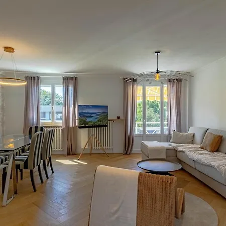 דירה L'oasis 4 Etoiles - Triangle D'or, A 100m Du Lac, Parking Gratuit