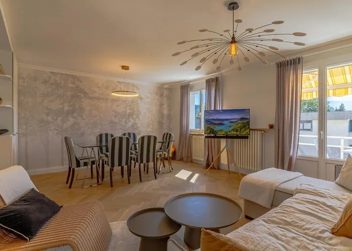 Appartement L'oasis 4 étoiles - Triangle D'or, à 100m Du Lac, Parking Gratuit *